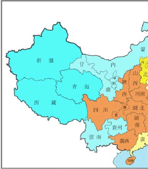 台灣貔貅 中国分省地图
